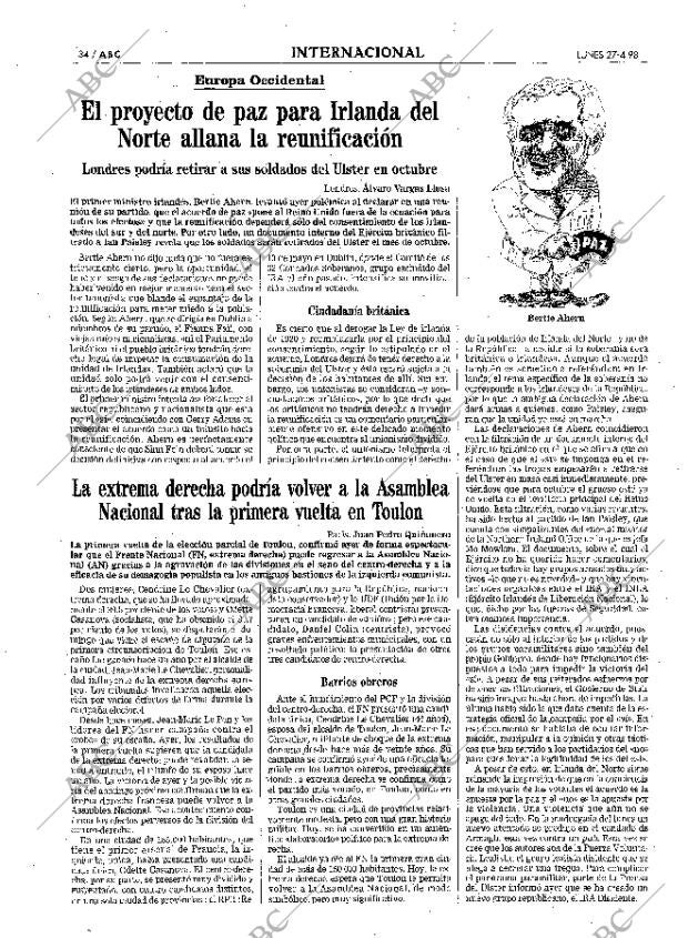 ABC MADRID 27-04-1998 página 34