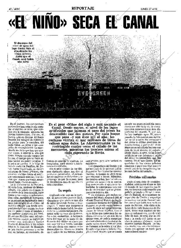 ABC MADRID 27-04-1998 página 40