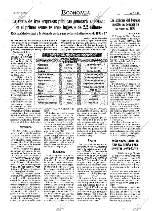 ABC MADRID 27-04-1998 página 43