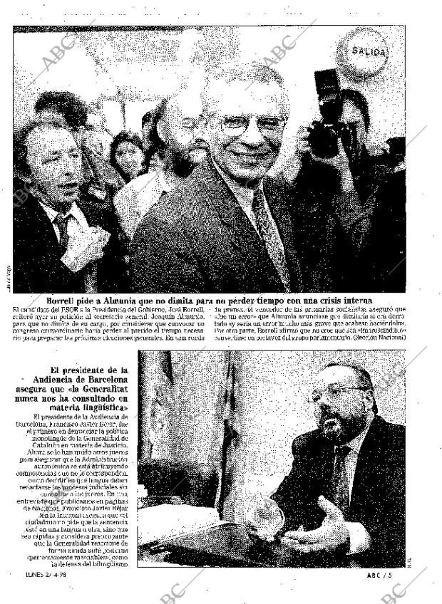 ABC MADRID 27-04-1998 página 5