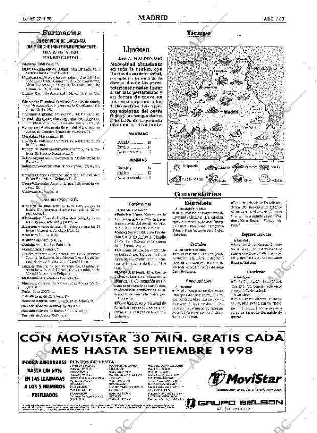 ABC MADRID 27-04-1998 página 63