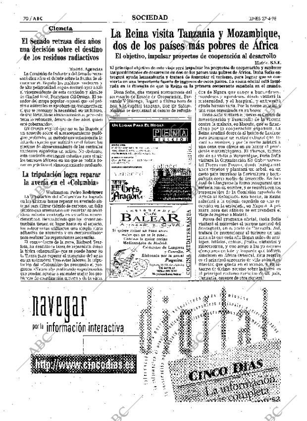 ABC MADRID 27-04-1998 página 70