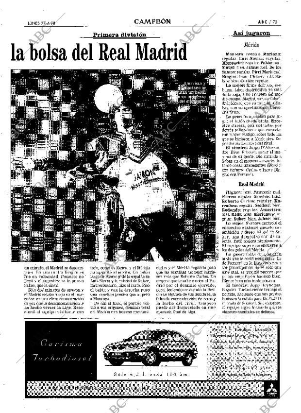 ABC MADRID 27-04-1998 página 73