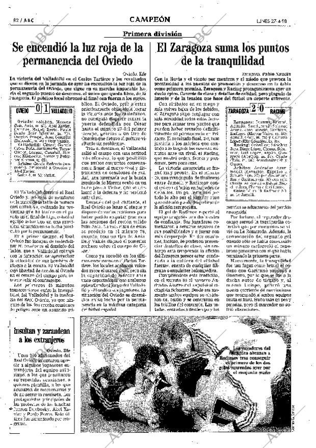 ABC MADRID 27-04-1998 página 82