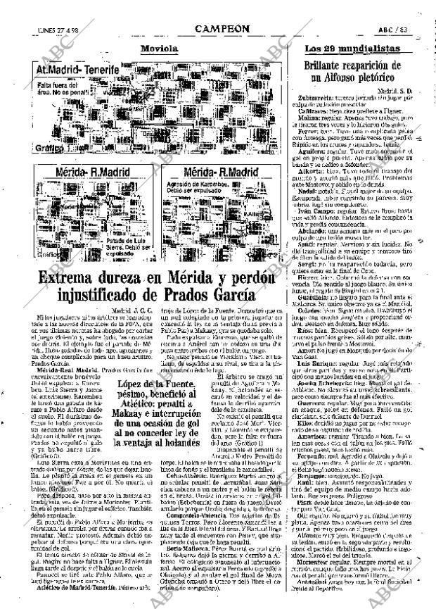 ABC MADRID 27-04-1998 página 83