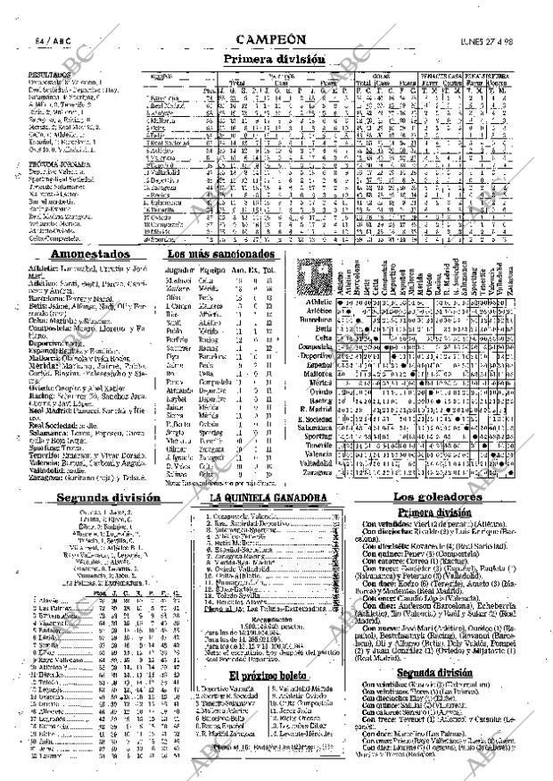 ABC MADRID 27-04-1998 página 84