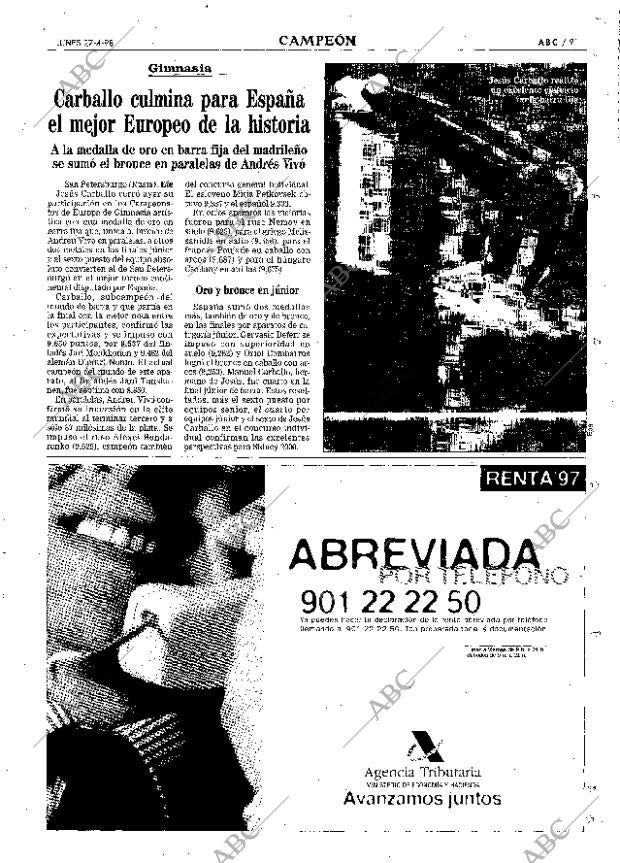 ABC MADRID 27-04-1998 página 91