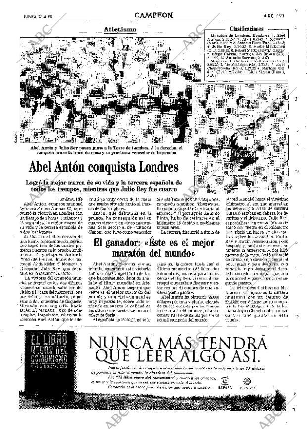 ABC MADRID 27-04-1998 página 93