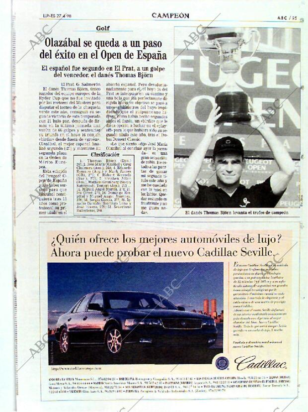 ABC MADRID 27-04-1998 página 95