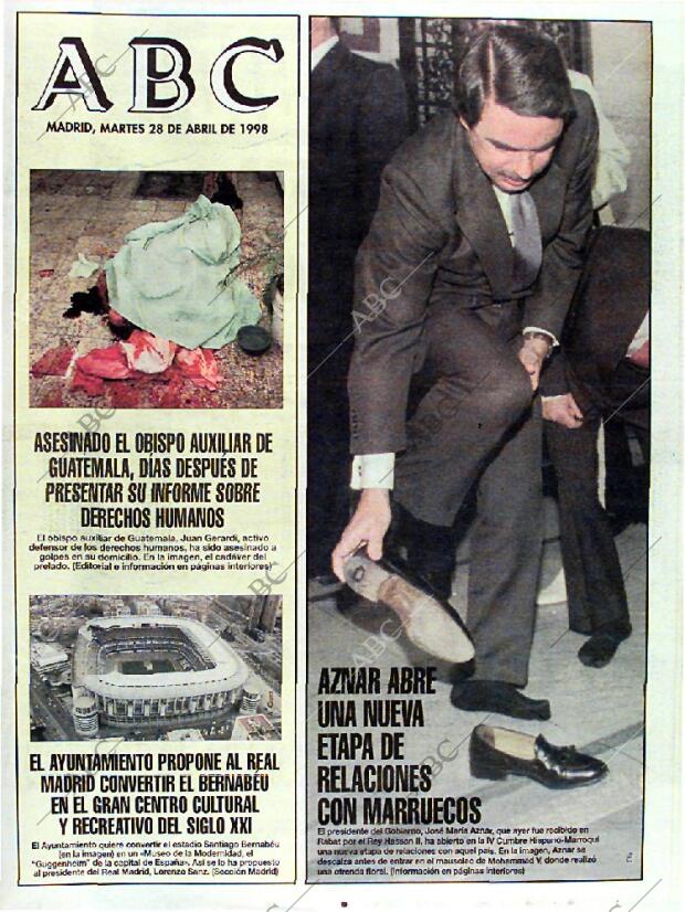 ABC MADRID 28-04-1998 página 1