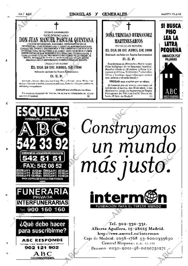 ABC MADRID 28-04-1998 página 104