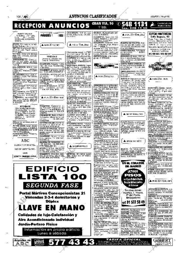 ABC MADRID 28-04-1998 página 108