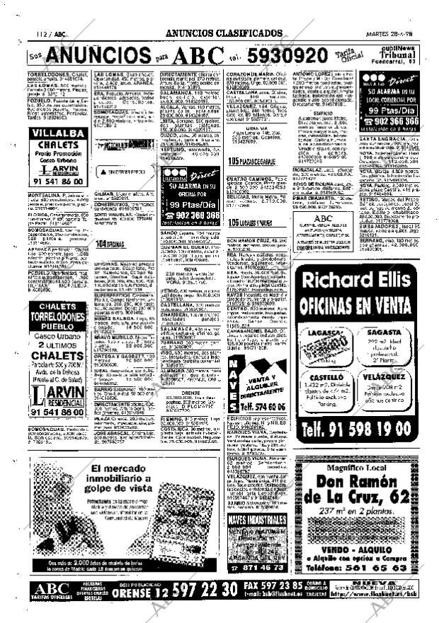 ABC MADRID 28-04-1998 página 112