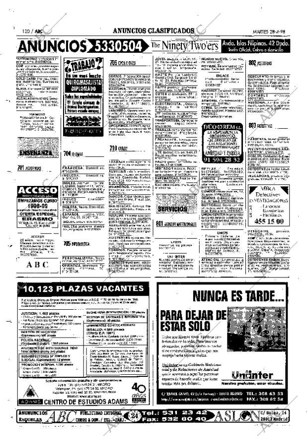 ABC MADRID 28-04-1998 página 120