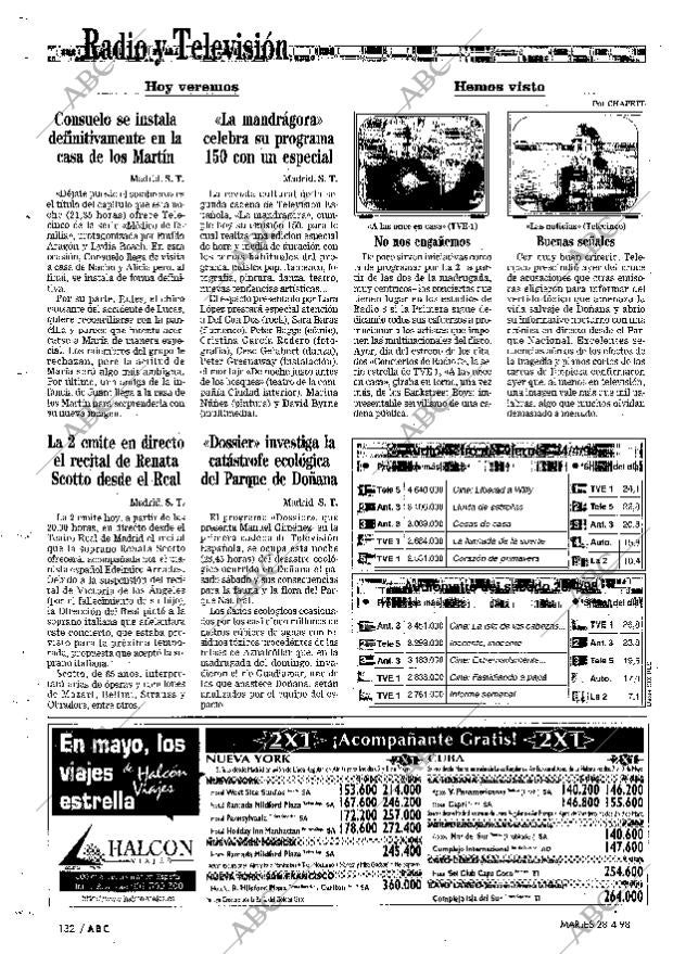 ABC MADRID 28-04-1998 página 132