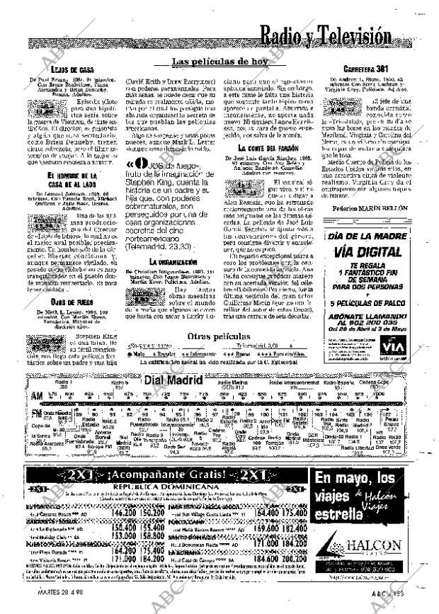 ABC MADRID 28-04-1998 página 133