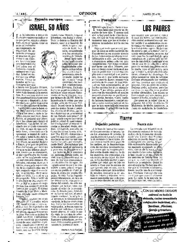 ABC MADRID 28-04-1998 página 16