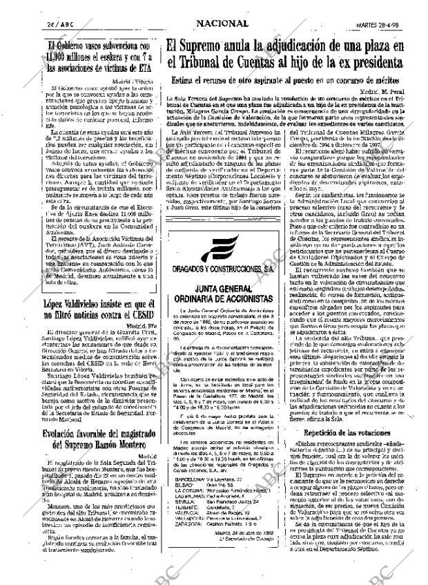 ABC MADRID 28-04-1998 página 24