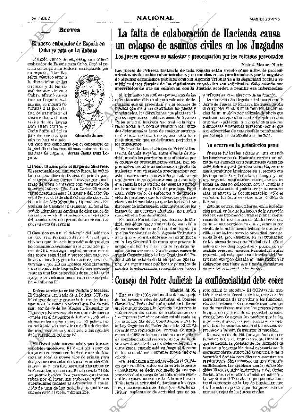 ABC MADRID 28-04-1998 página 26