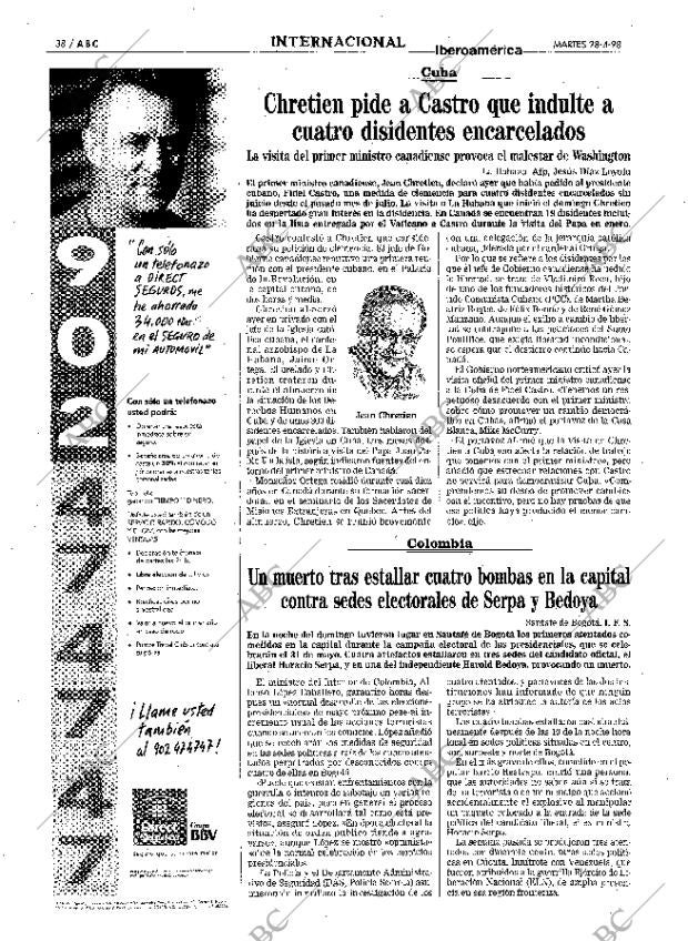 ABC MADRID 28-04-1998 página 38