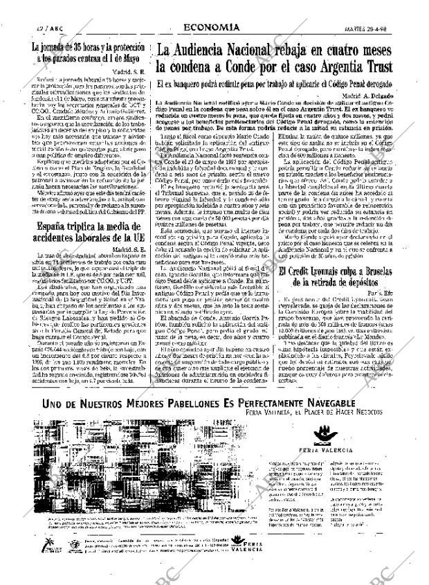 ABC MADRID 28-04-1998 página 42