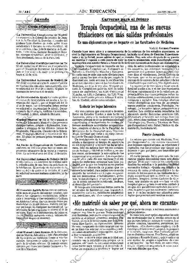 ABC MADRID 28-04-1998 página 58