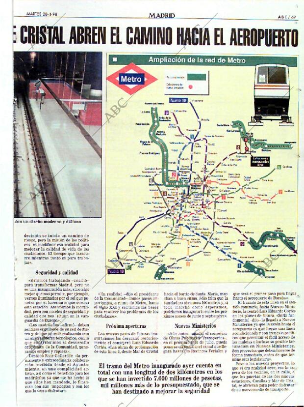 ABC MADRID 28-04-1998 página 69