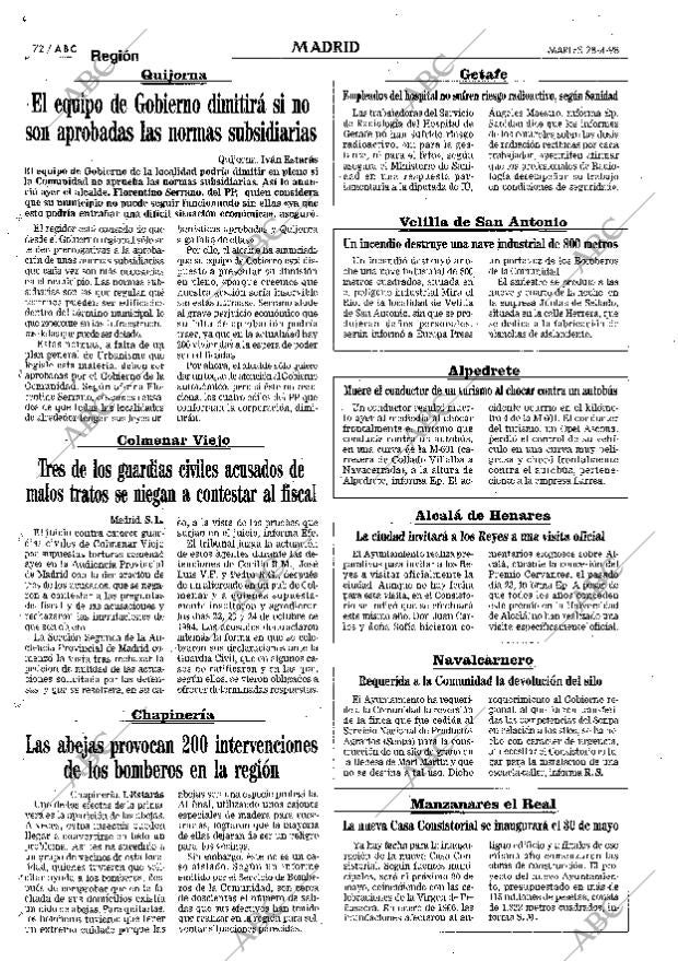 ABC MADRID 28-04-1998 página 72