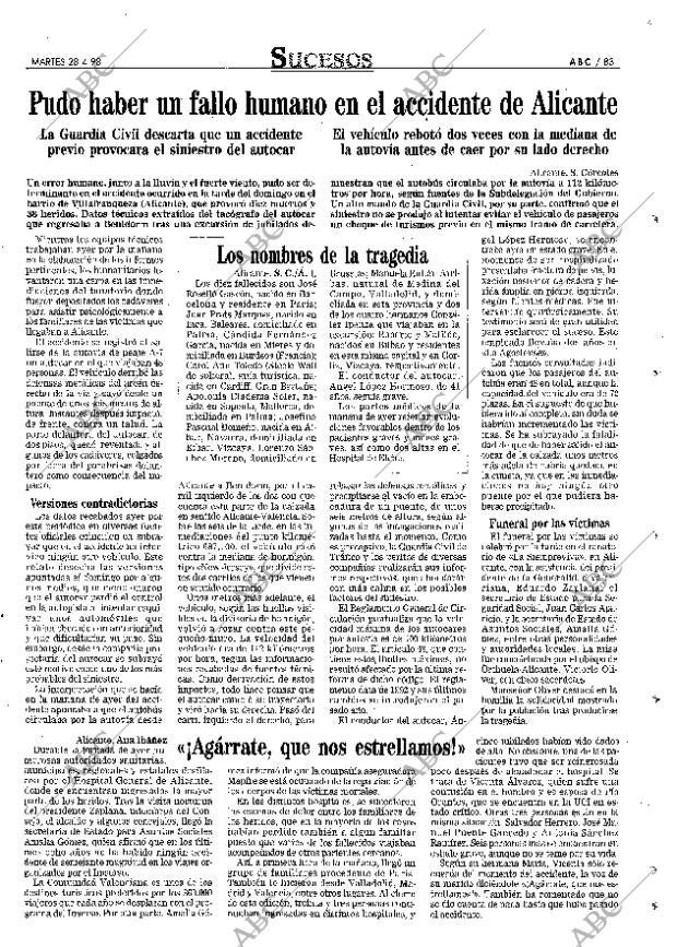 ABC MADRID 28-04-1998 página 83