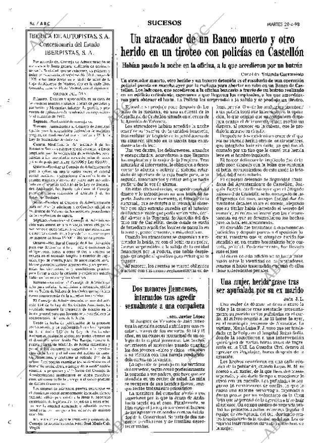 ABC MADRID 28-04-1998 página 84