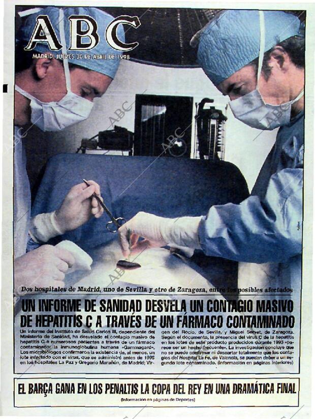 ABC MADRID 30-04-1998 página 1