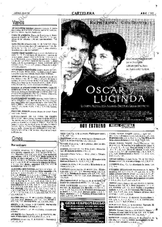 ABC MADRID 30-04-1998 página 105