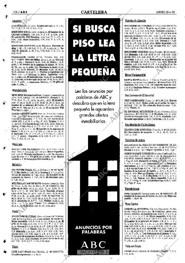 ABC MADRID 30-04-1998 página 108