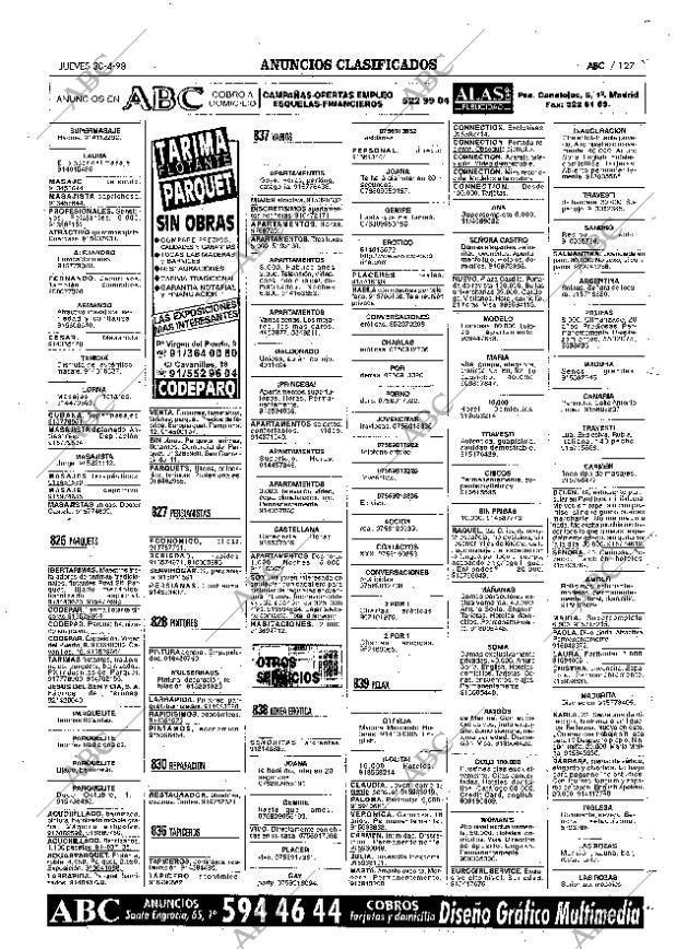 ABC MADRID 30-04-1998 página 127