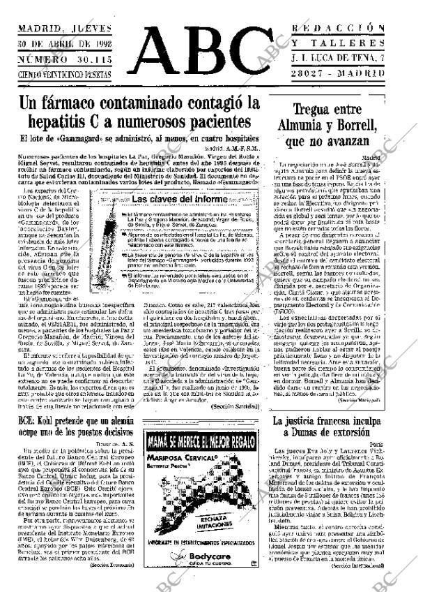 ABC MADRID 30-04-1998 página 13