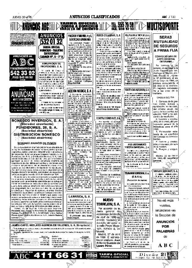 ABC MADRID 30-04-1998 página 133