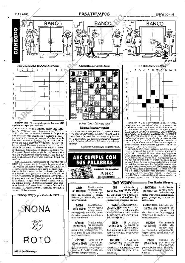 ABC MADRID 30-04-1998 página 134