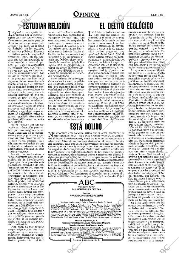 ABC MADRID 30-04-1998 página 15