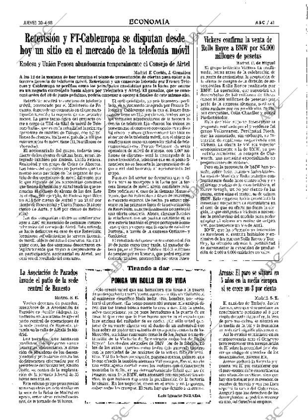 ABC MADRID 30-04-1998 página 41