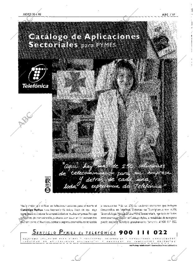 ABC MADRID 30-04-1998 página 69