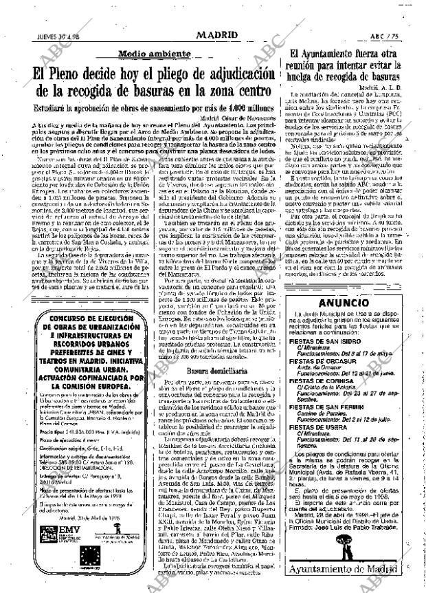ABC MADRID 30-04-1998 página 75