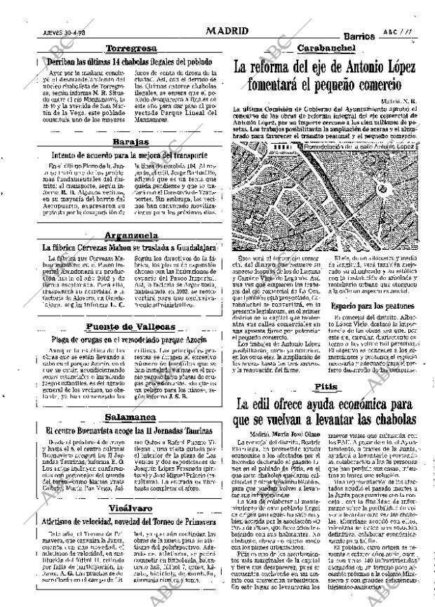 ABC MADRID 30-04-1998 página 77