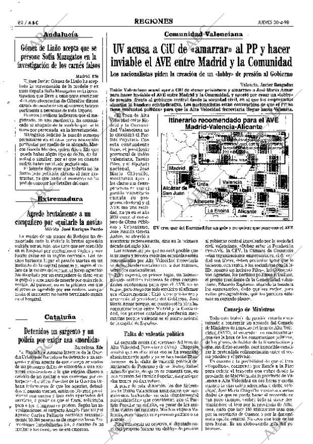 ABC MADRID 30-04-1998 página 82