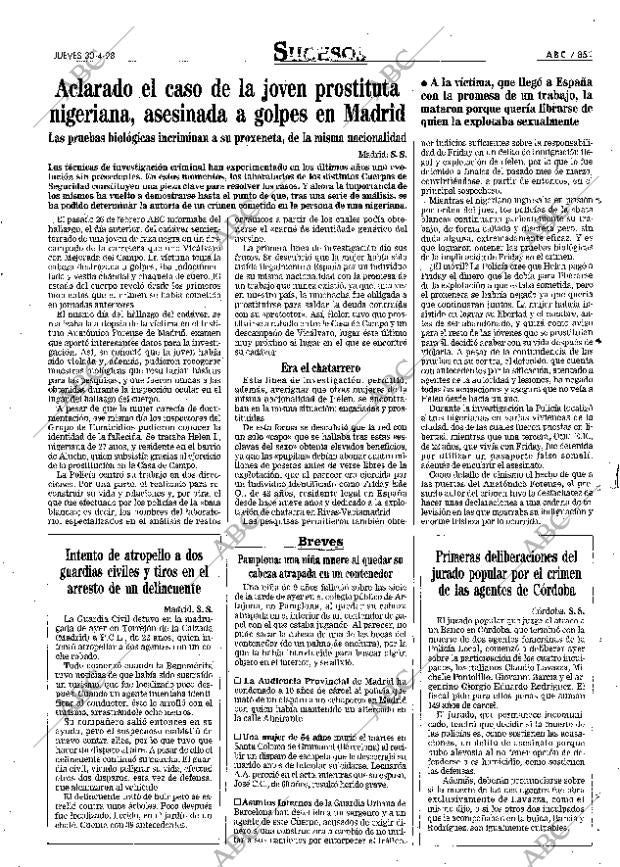 ABC MADRID 30-04-1998 página 85
