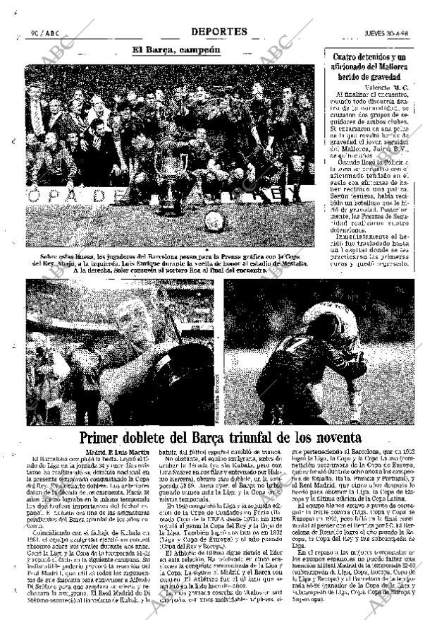 ABC MADRID 30-04-1998 página 90