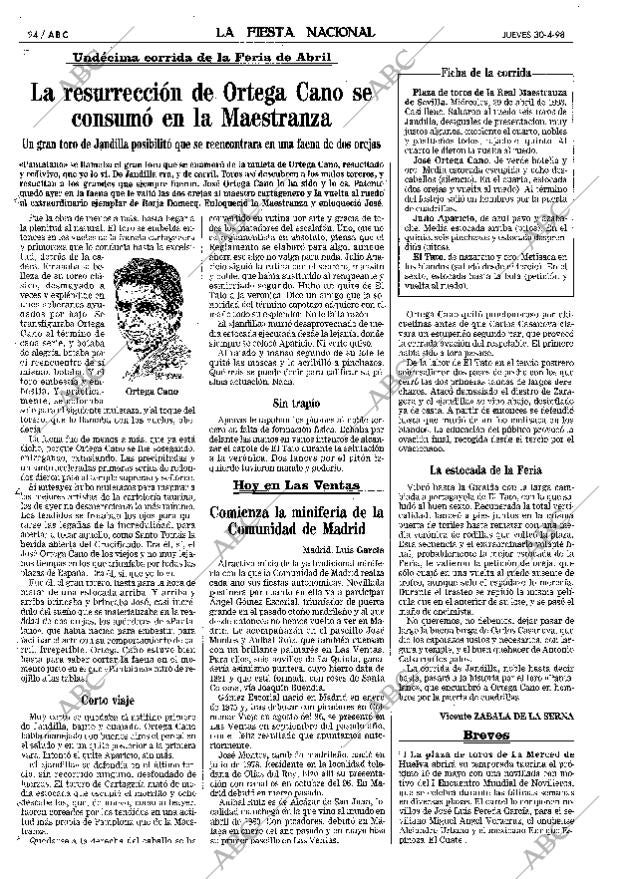 ABC MADRID 30-04-1998 página 94