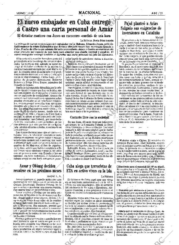 ABC MADRID 01-05-1998 página 21