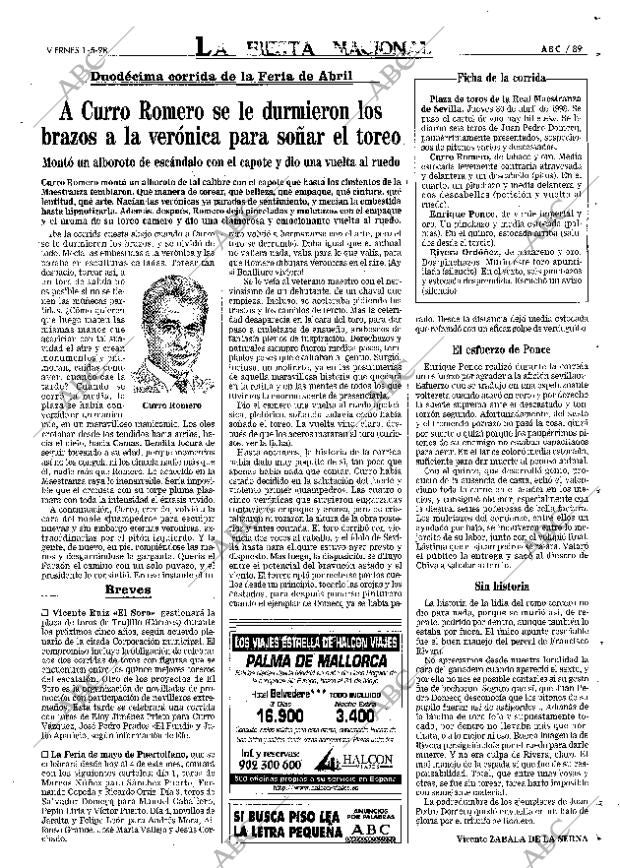 ABC MADRID 01-05-1998 página 89