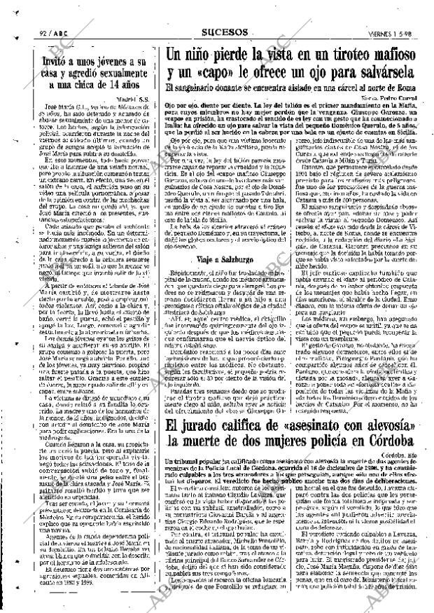 ABC MADRID 01-05-1998 página 92