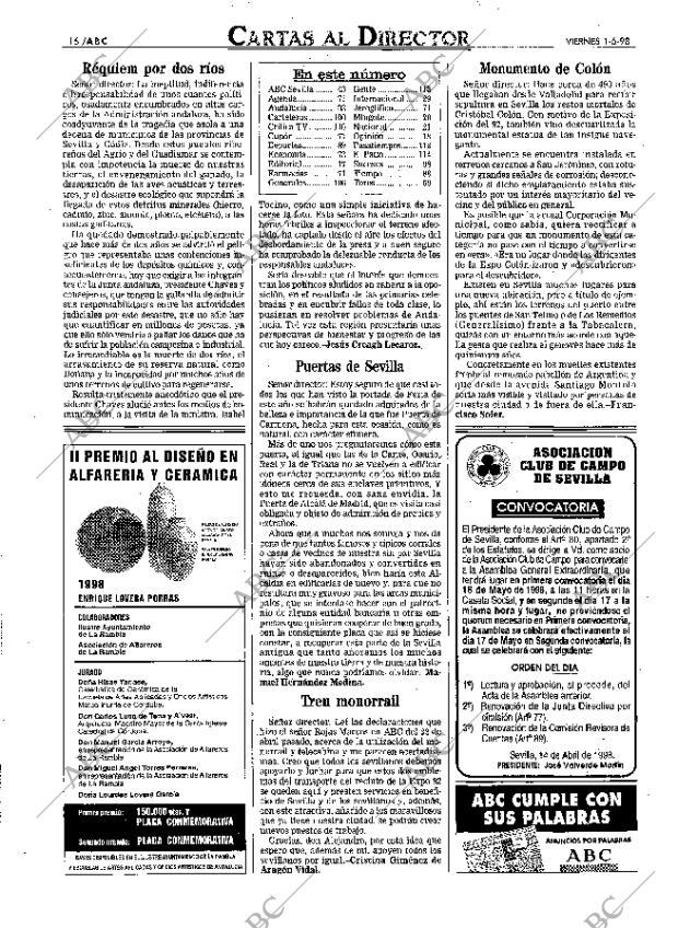 ABC SEVILLA 01-05-1998 página 16